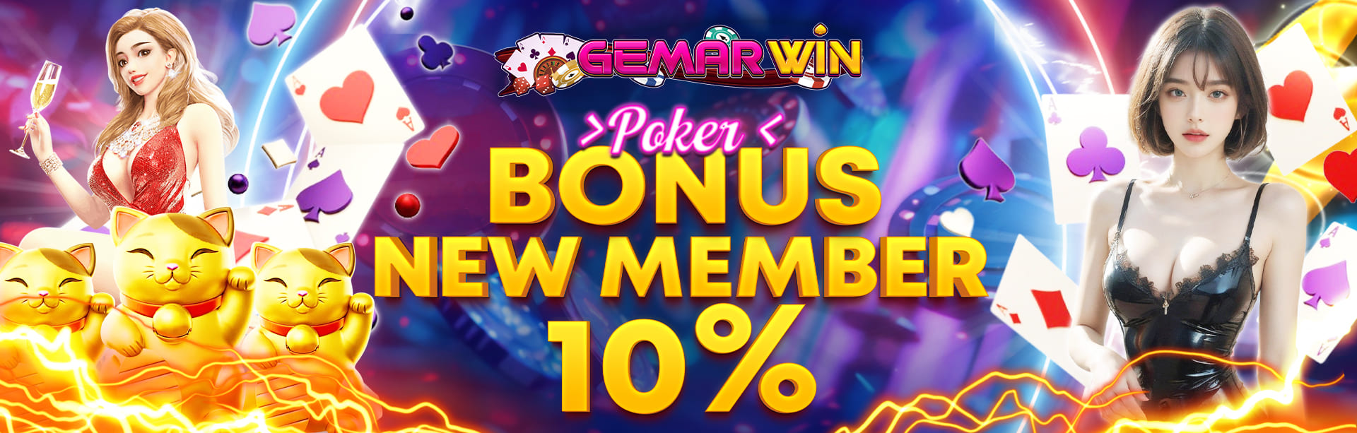 BONUS NEW MEMBER POKER 10%