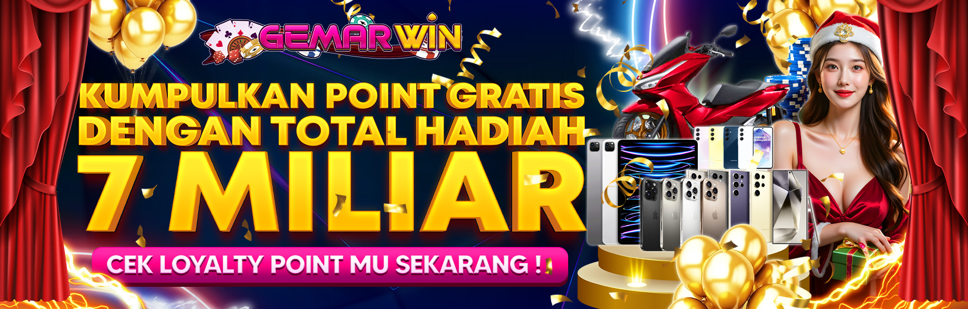 KUMPULKAN LOYALTY POINT GRATIS DAPATKAN HADIAH TOTAL 7 MILYAR !!!