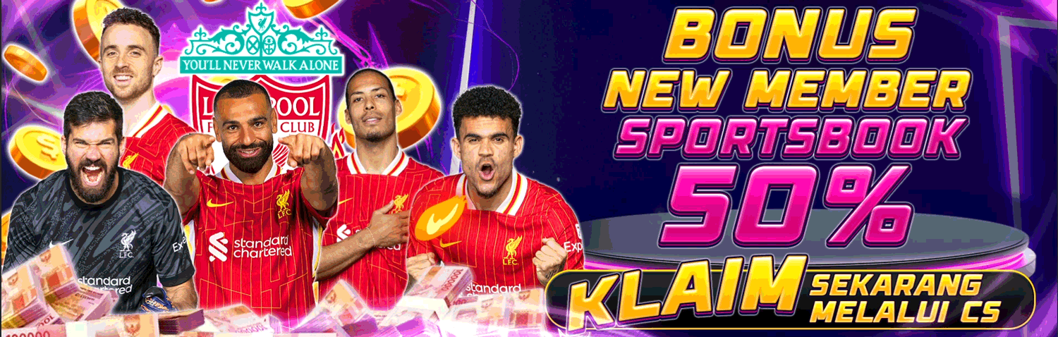 BONUS NEW MEMBER SPORTS 50%