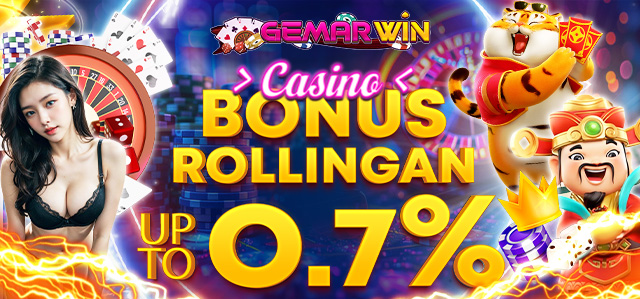 BONUS ROLLINGAN CASINO UP TO 0.7%