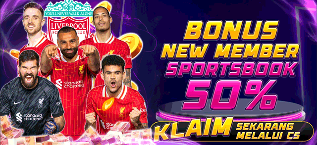 BONUS NEW MEMBER SPORTS 50%