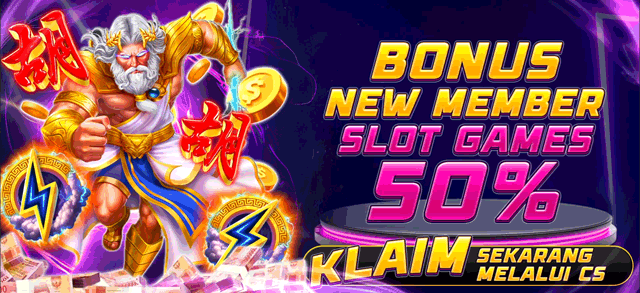 BONUS NEW MEMBER SLOTS 50%