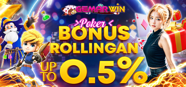 BONUS ROLLINGAN POKER UP TO 0.5%