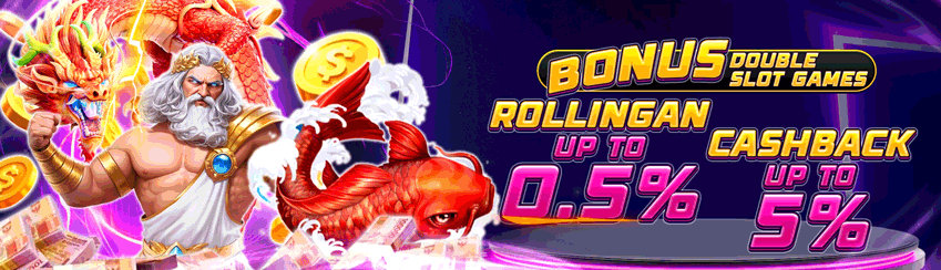 BONUS ROLLINGAN SLOTS & CASHBACK SLOTS UP TO 0.5% & 5%